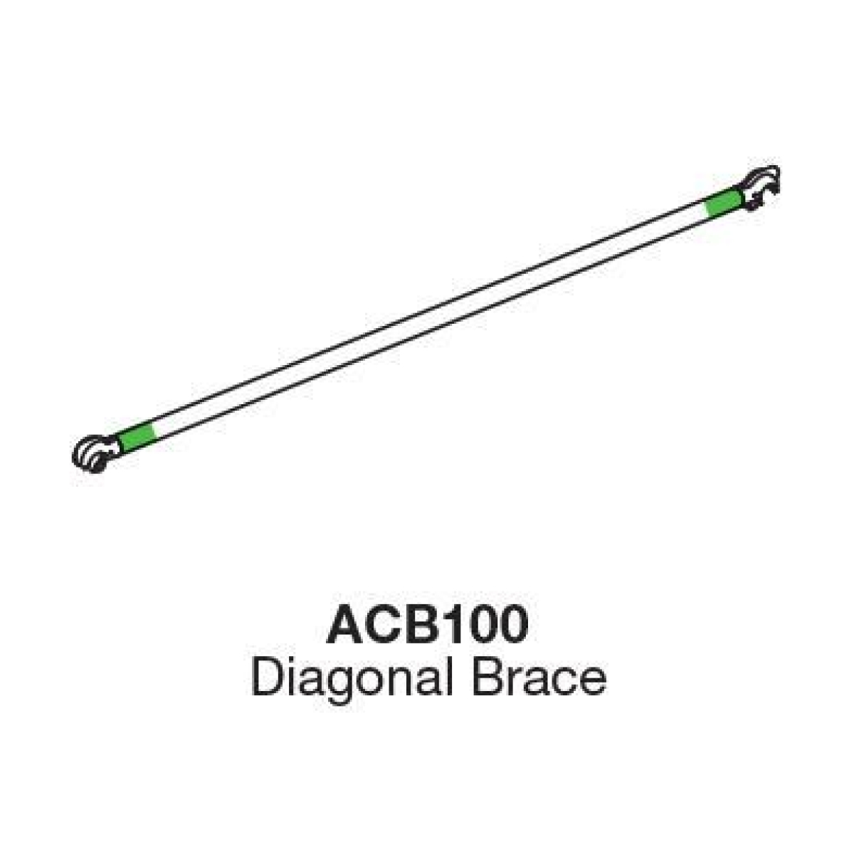 MOBI Diagonal Brace 2m