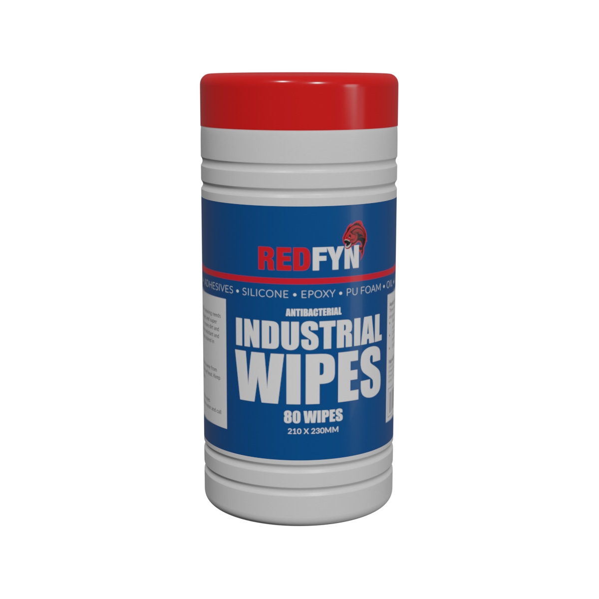Redfyn Multi-Purpose Antibacterial Industrial Wipes Tub 80/Tub