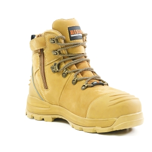 Bison Extreme Ankle Lace Up Safety Boot XTLZ-101 Wheat