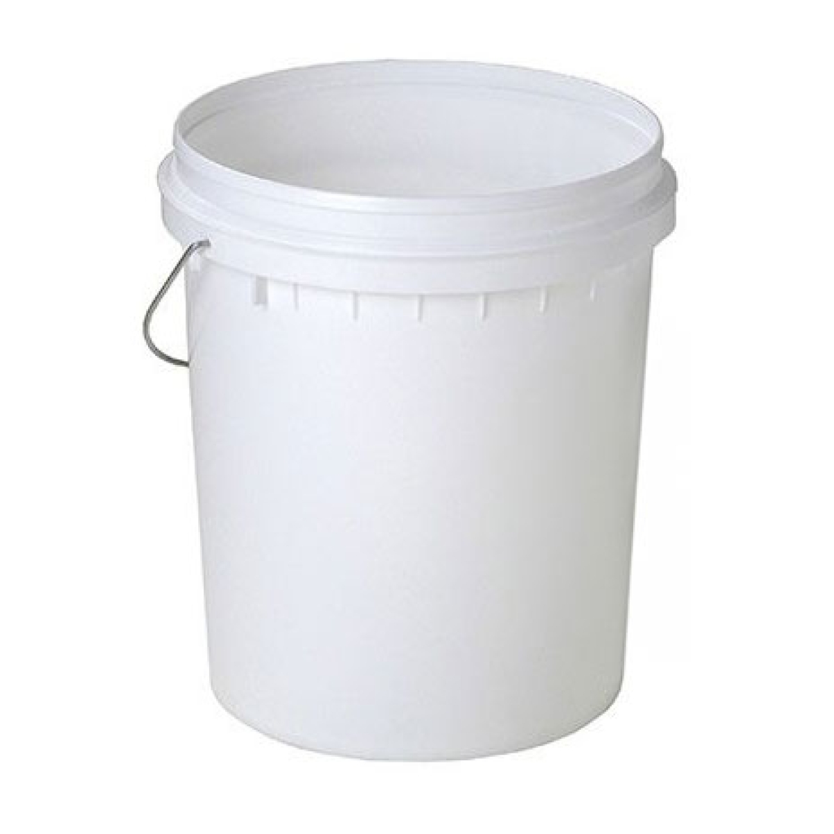 White Plastic Bucket Pail 20L