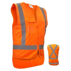 Caution TTMC-W17 X-Back Hi Vis Safety Vest