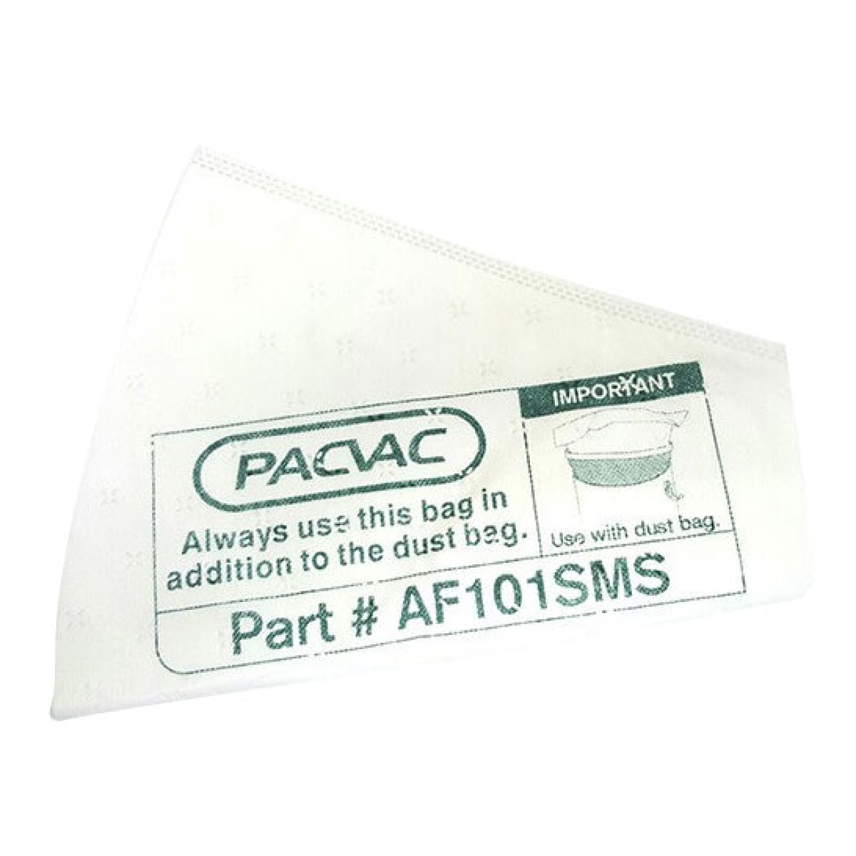PacVac Hypercone Cloth Bags AF 101SMS (10 Pack)
