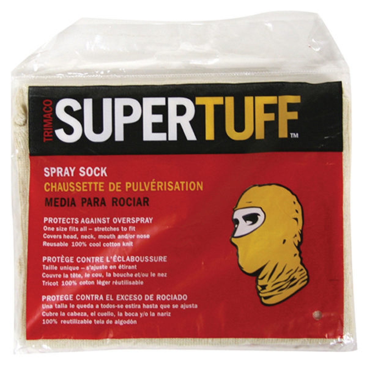 Supertuff Spray Sock Elastic Balaclava (12 Pack)