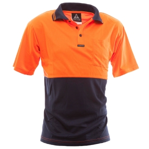 Safe-T-Tec Short Sleeve Polo Orange (No Tape) 801081