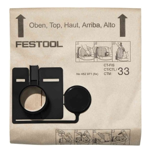 Festool CT33 Vac Bags (Packet 5)