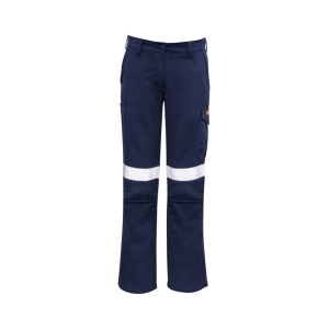 Syzmik Womens Flame Taped Cargo Pant Navy ZP522