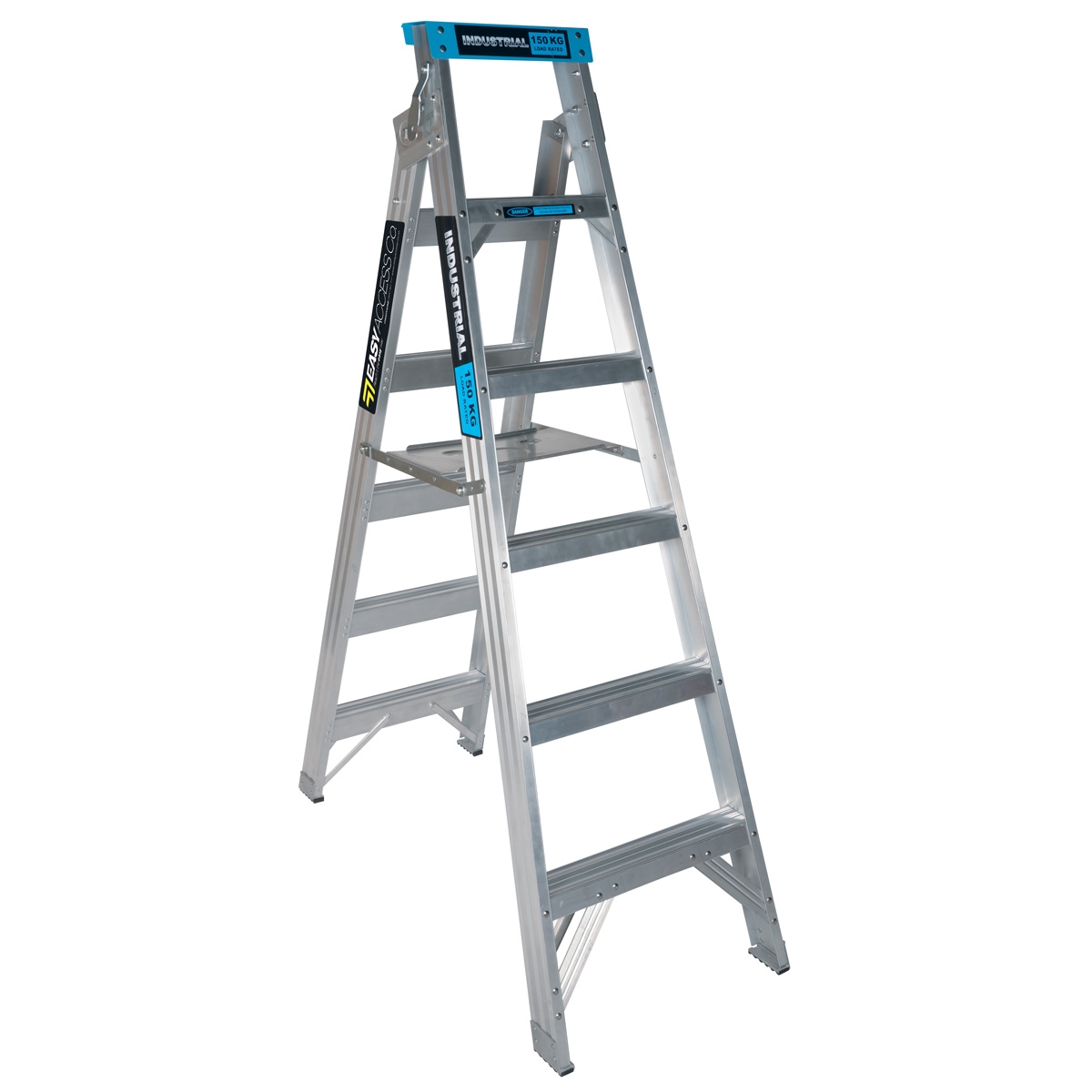 Easy Access Aluminium Step/Extension Ladder 6-Step 1.8-3.3m