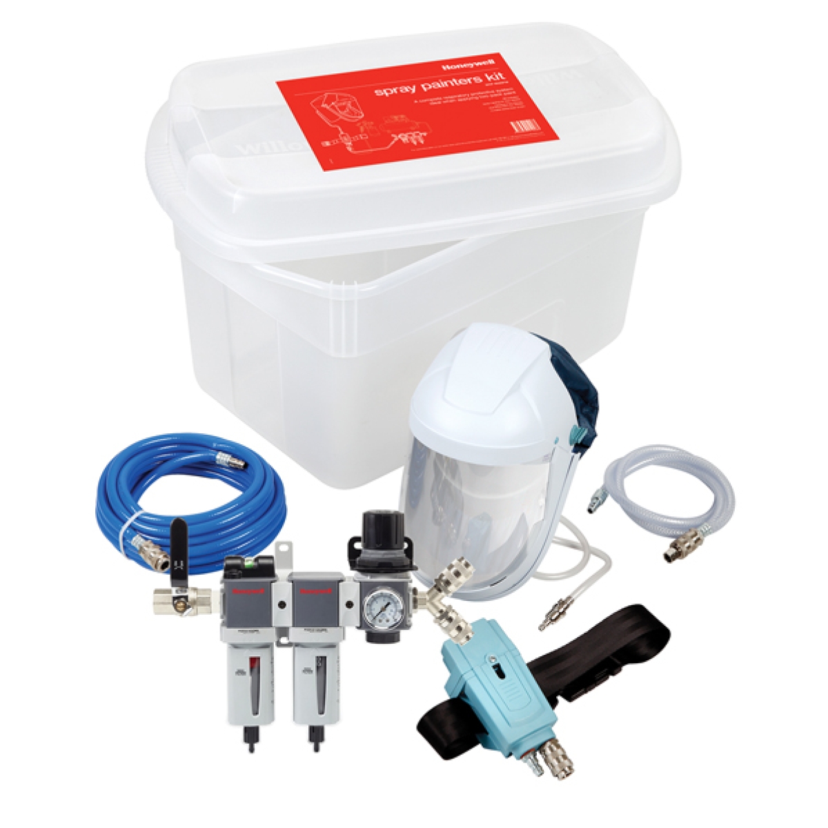 Honeywell Air Fed Respirator Visor Spray Painter Kit