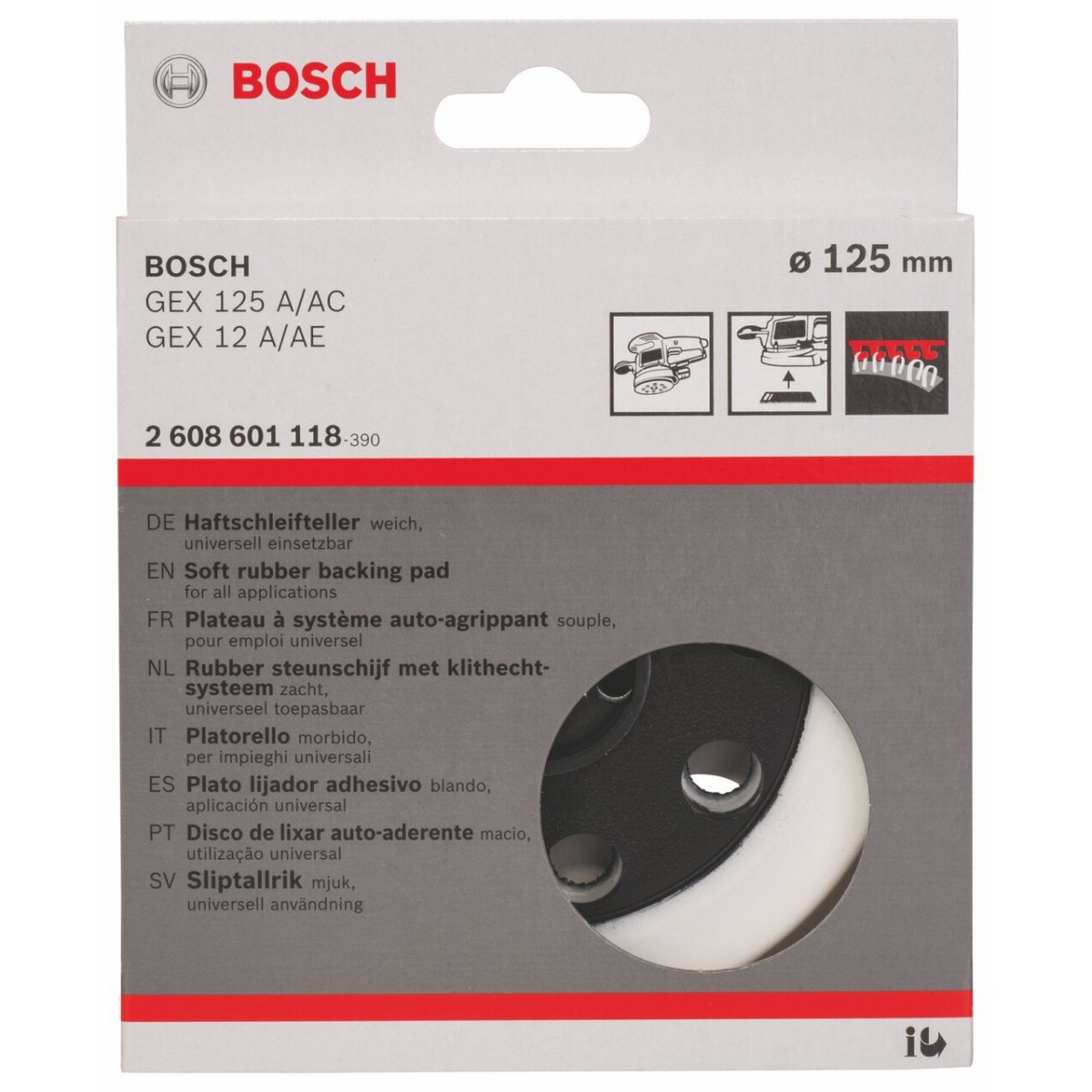 Bosch Back Up Pad 125mm