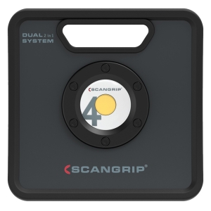 SCANGRIP NOVA 4K C+R LED rechargeable floodlight with cable and battery providing 4000 lumen