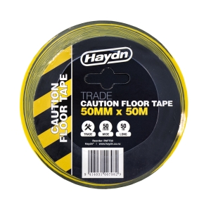 Haydn Floor Caution Tape 50mm x 50m