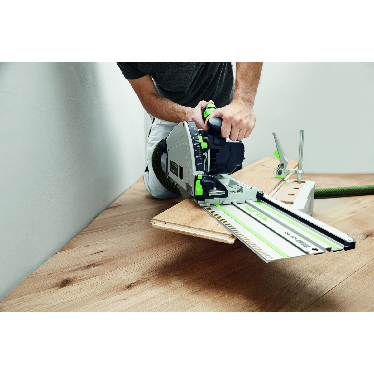 Festool TS 60K 168mm Plunge Cut Saw in Systainer with 1400mm Rail