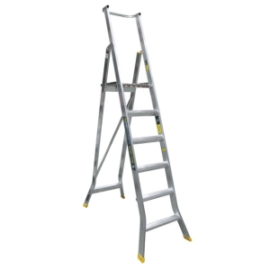 Easy Access Warthog Welded Platform Ladder 6-Step 1.69m