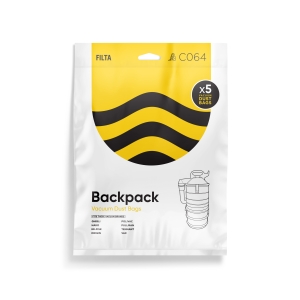 Filta Common Backpack Microfibre Vacuum Cleaner Bags (5 Pack)