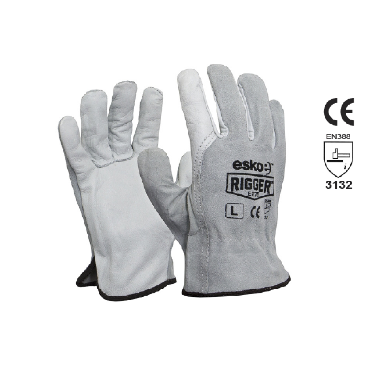 ESKO Rigger Leather Safety Gloves E275