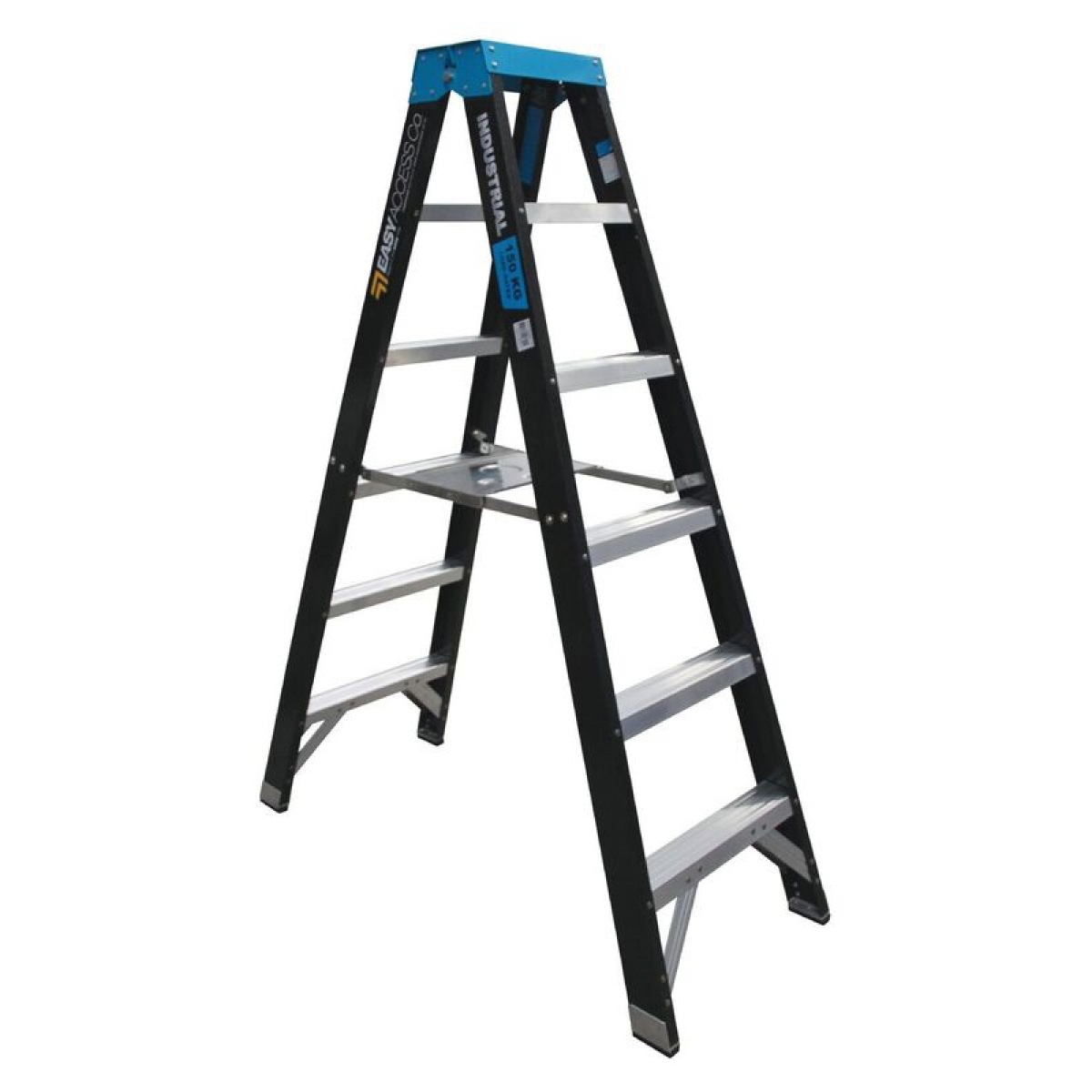 Easy Access Fibreglass Step Ladder 6-Step 1.8m