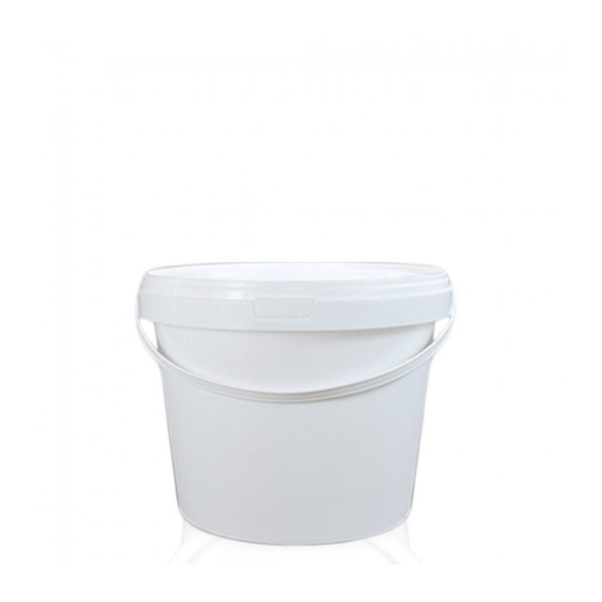 White Plastic Bucket Pail 4L