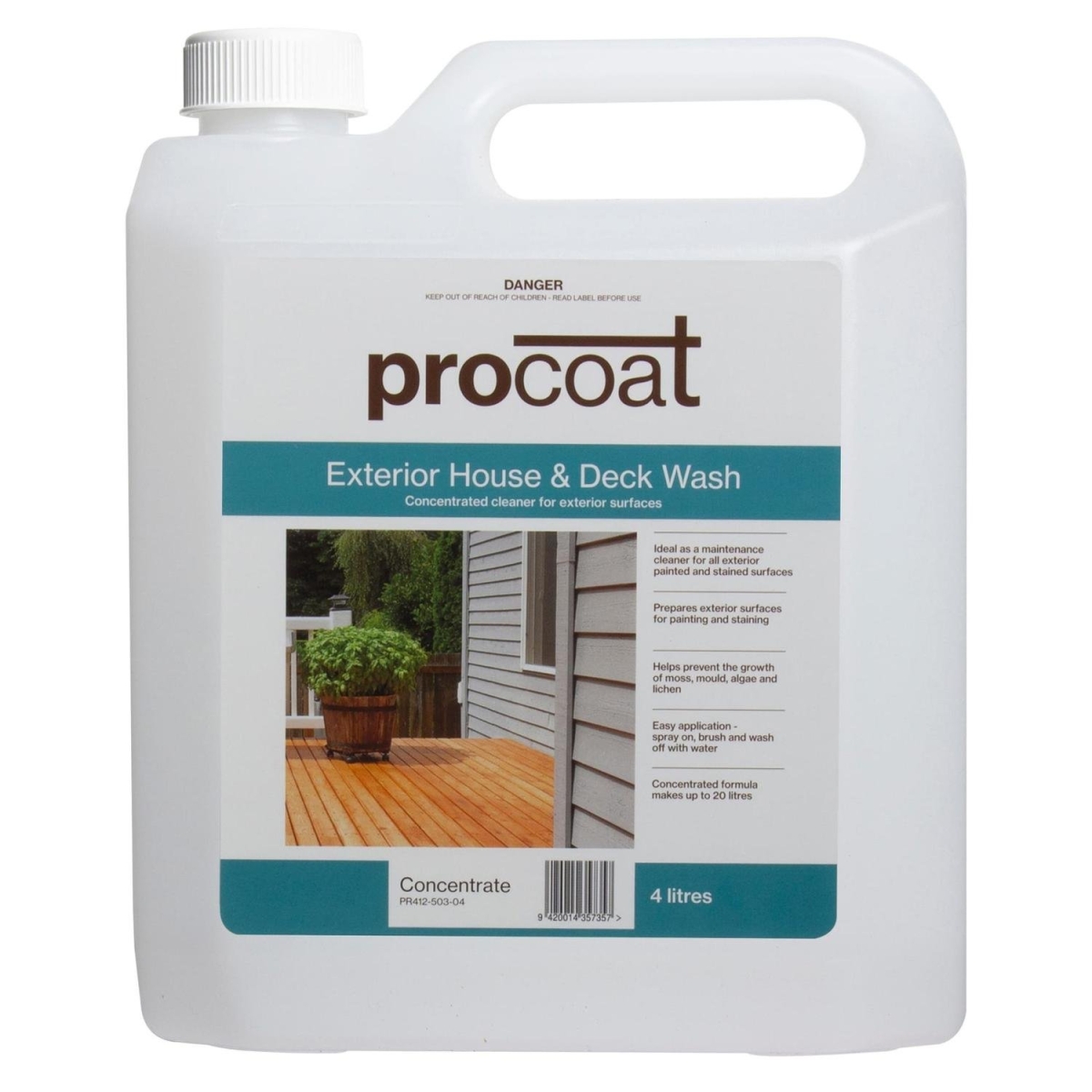 Procoat Deck and Exterior House Wash 4 litre