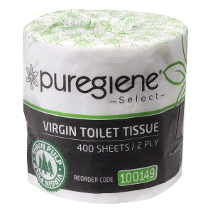 Puregiene Toilet Rolls 2-Ply 400 sheets 48 Rolls (Carton)