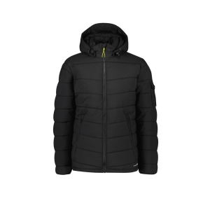 Syzmik Unisex Streetworx Hooded Puffer Jacket Black ZJ240