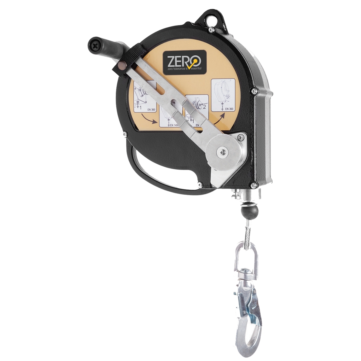 ZERO Retractable Type Fall Arrester / Rescue Lifting Device 15m CRW-200/15 FBR1RC3/150