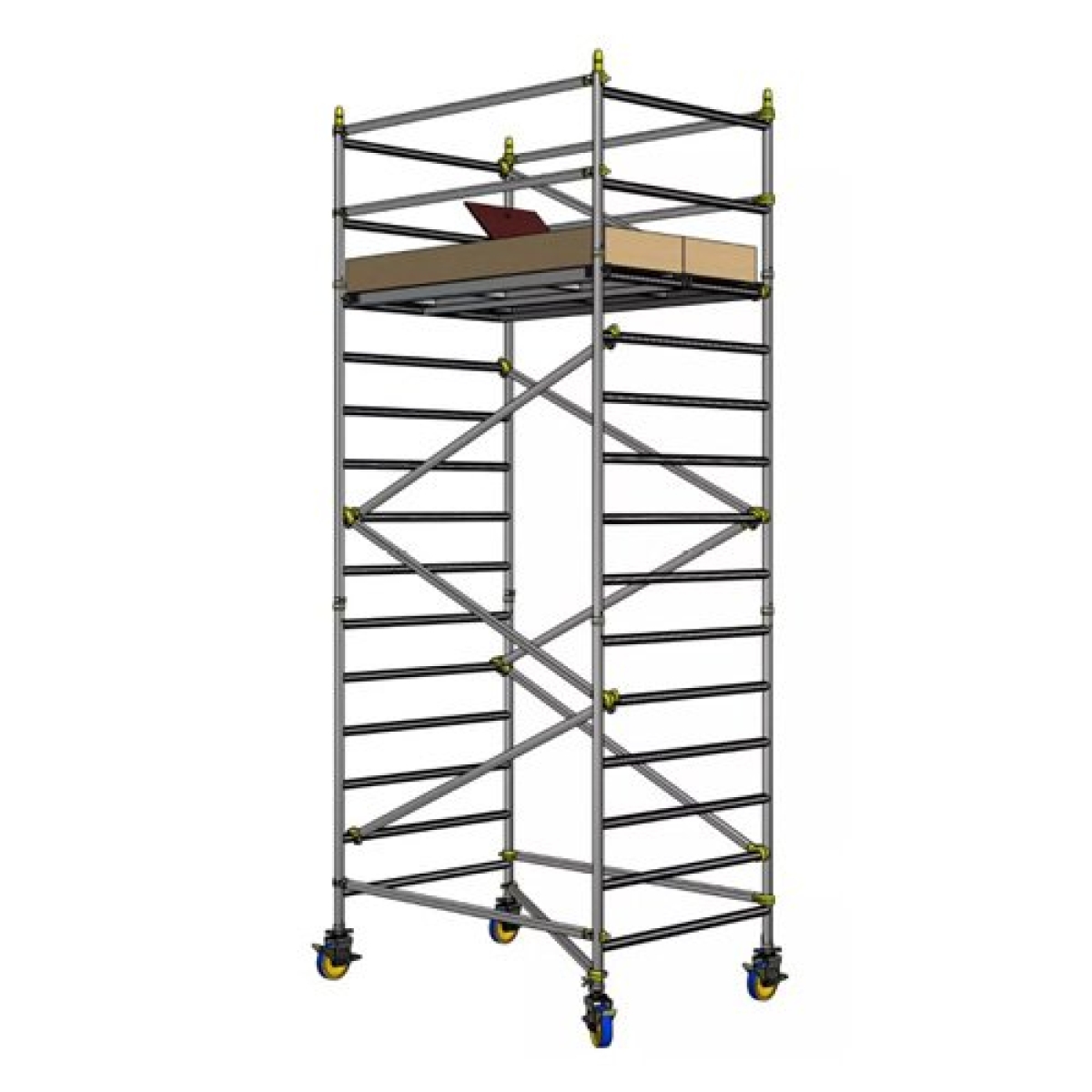 Easy Access MOBI Double Width Scaffold Tower