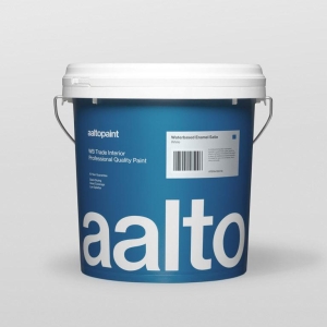 Aalto Paint Trade Waterbased Enamel Satin White 10L
