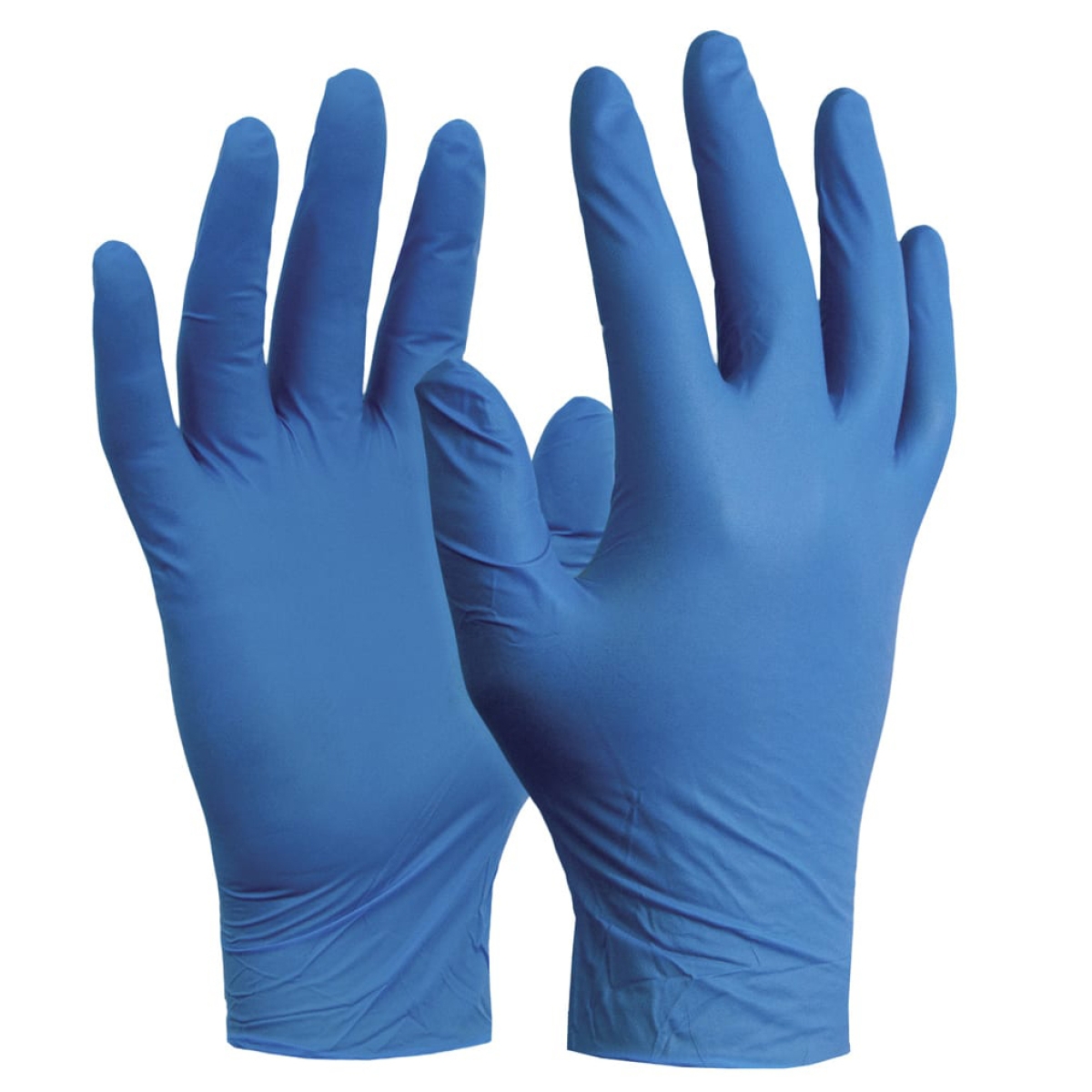 Esko High Five Industrial Blue Nitrile Disposable Gloves (100 Pack)