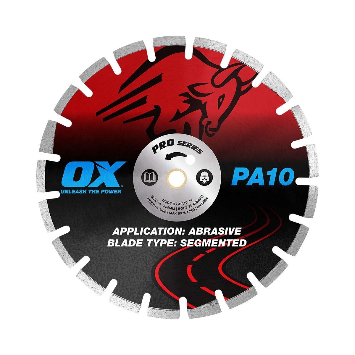 OX Professional PA10 Segmented Diamond Blade - Abrasive