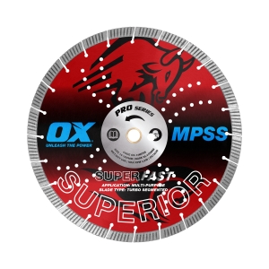 OX Pro Superior MPSS Superfast Seg. Turbo Diamond Blade