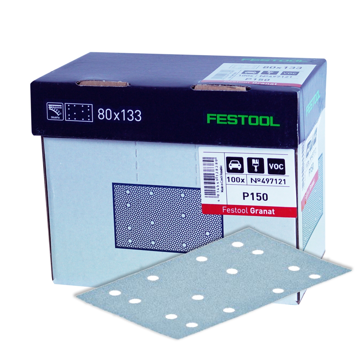 Festool Granat Abrasive Sheet 80mm x 133mm