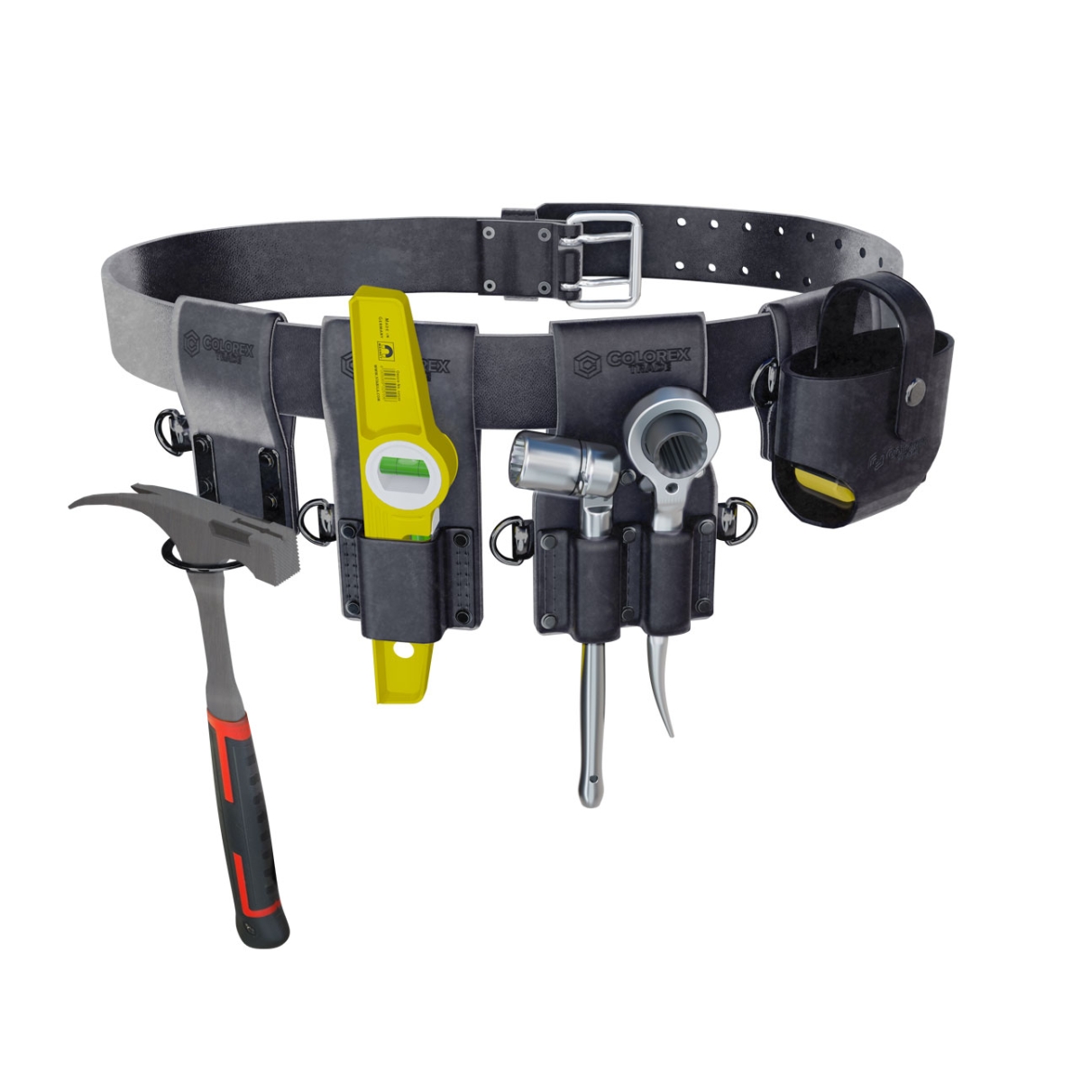 Colorex Scaffolders Tool Belt Kit with Tools