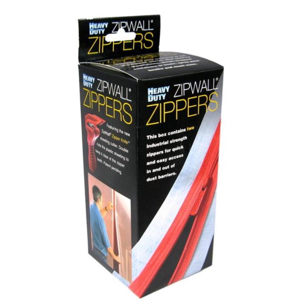 Zipwall Premium Zippers 2 Pack ZIPHDZ2