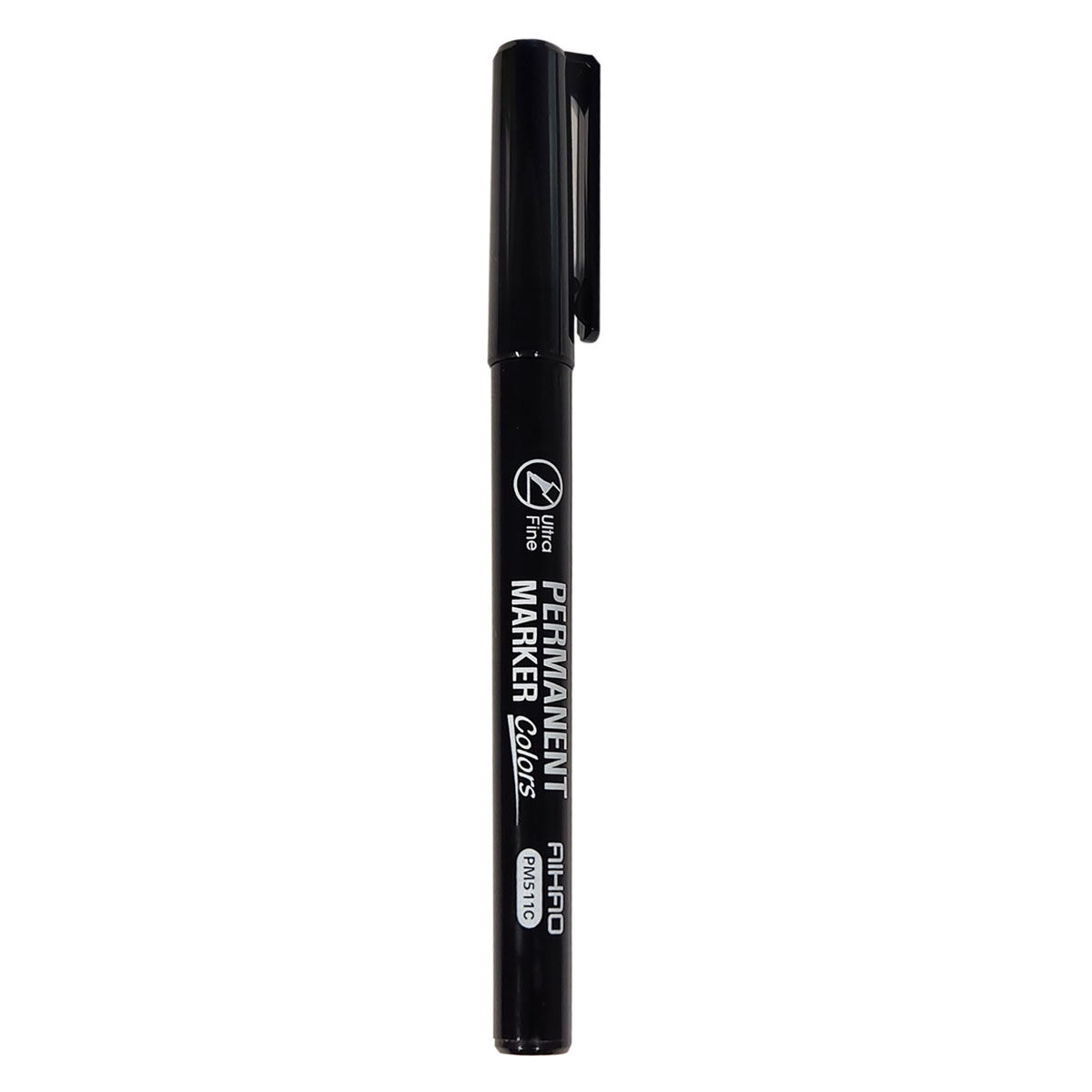 Permanent Marker Pens Black Fine-Tip (Pack 24)
