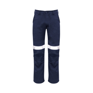Syzmik Mens Flame Traditional Style Taped Work Pant Navy ZP523