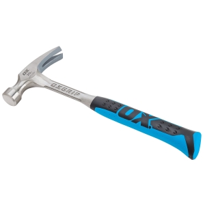 OX Pro Straight Claw Hammer | 20-Ounce / 560-Grams