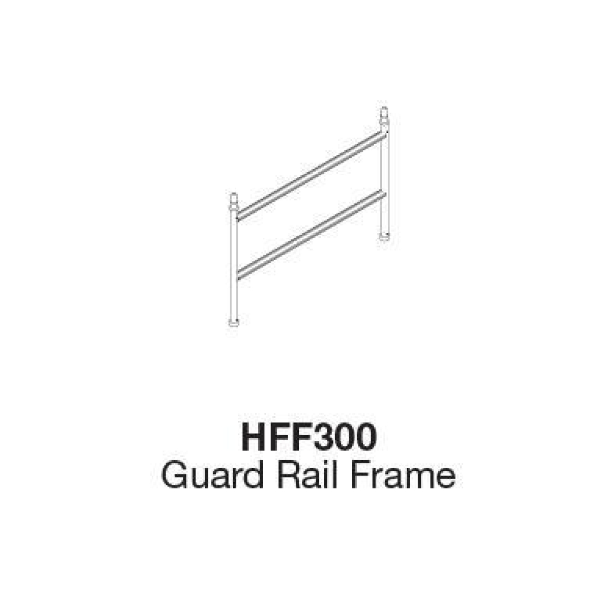 MOBI Double Width Guardrail Frame 1370mm