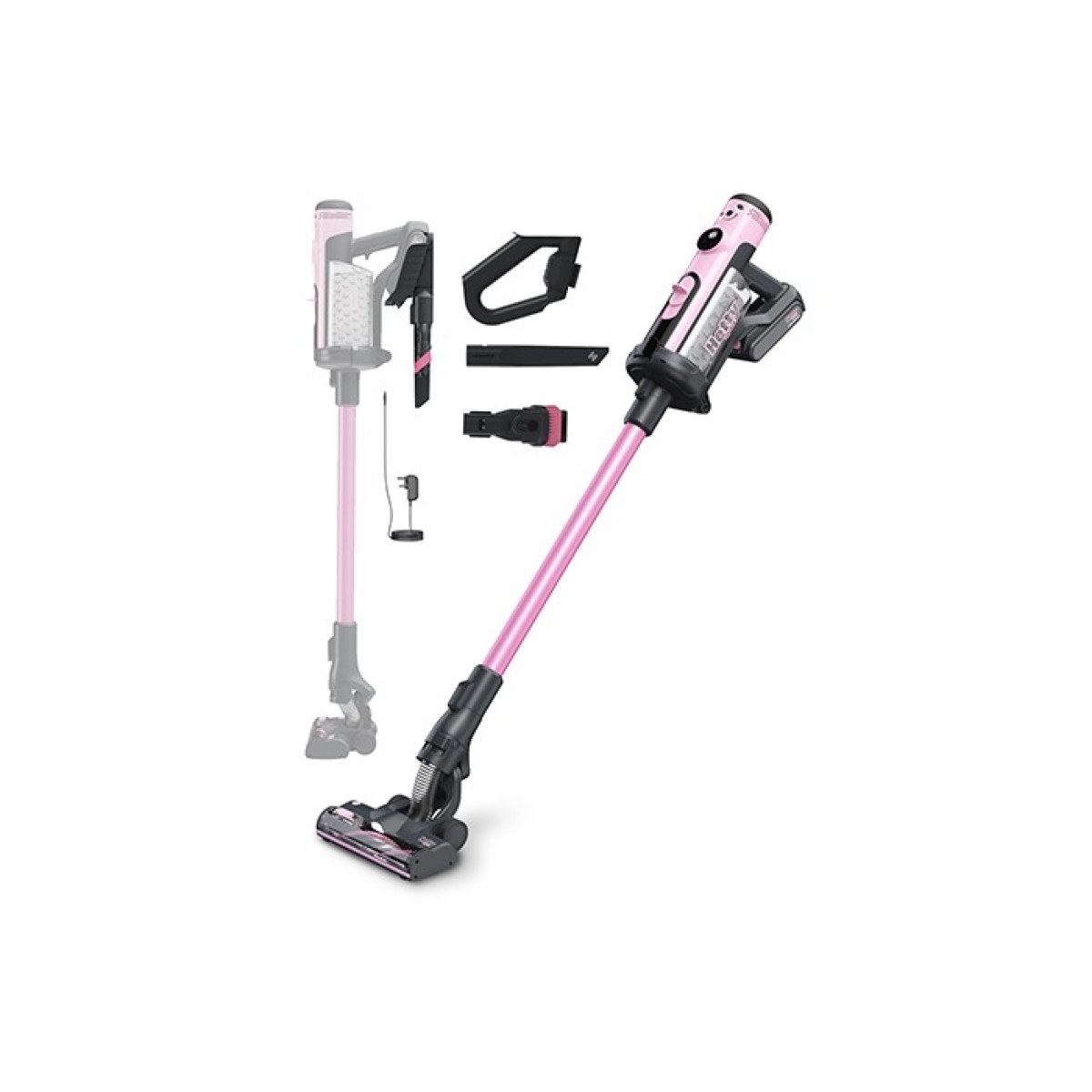 Numatic Hetty Quick Cordless Stick Vacuum Pink