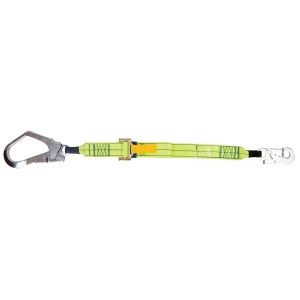 QSI Adjustable Restraint Lanyard 2m with Double Action & Scaffold Hook (SBLR05)