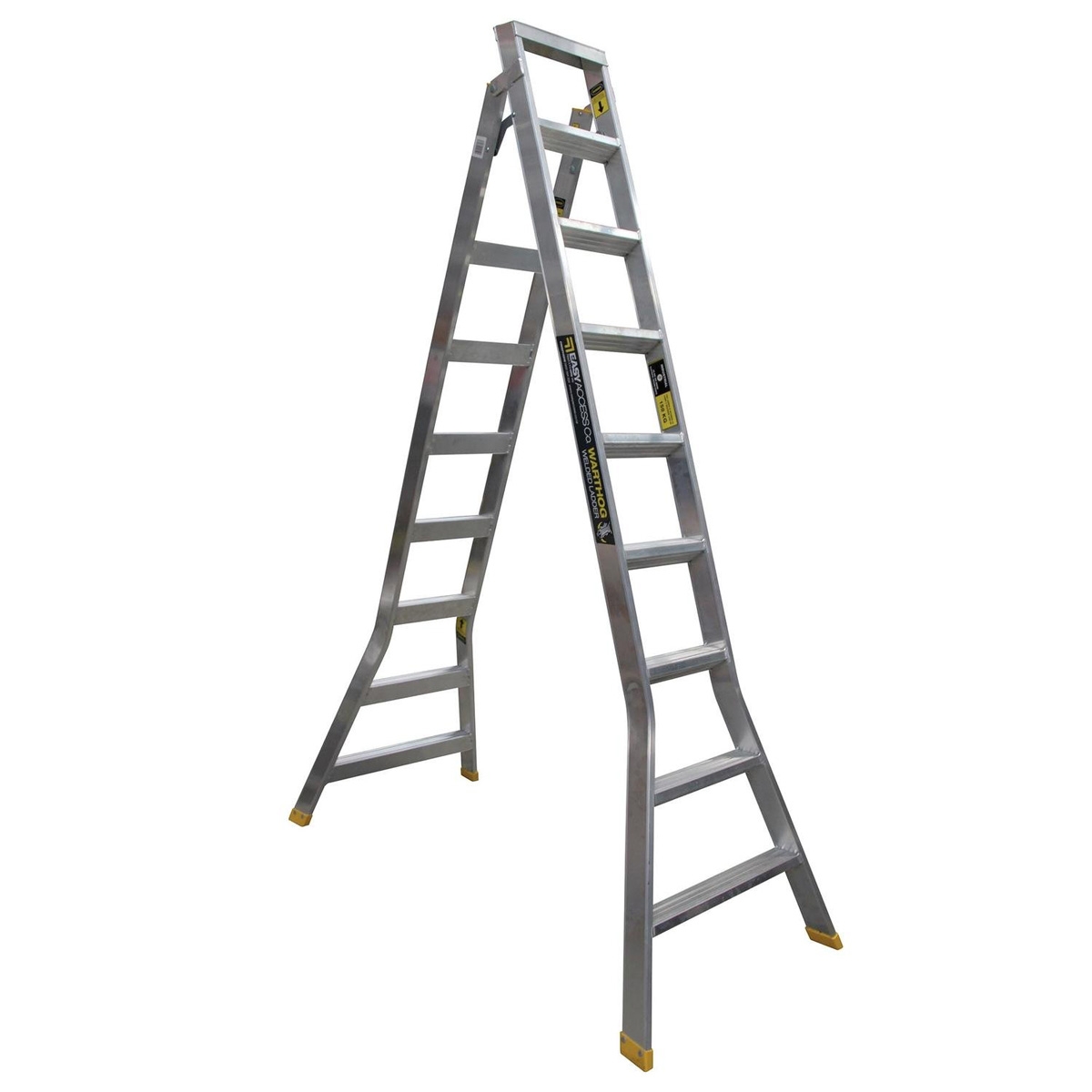 Easy Access Warthog Step/Extension Ladder 9-Step 2.7-5.4m