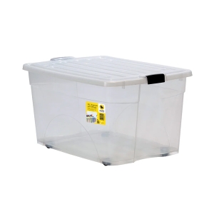 Taurus 16L Storage Organiser Container Clear With Lid