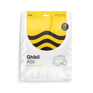Filta Ghibli AS6 Microfibre Vacuum Cleaner Bags (5 Pack)