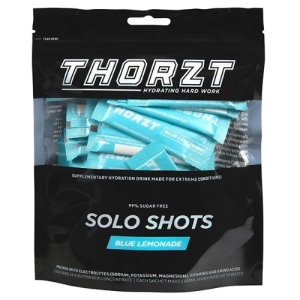 Thorzt 99% Sugar Free Solo Shots Satchets - Blue Lemonade (50 Pack)