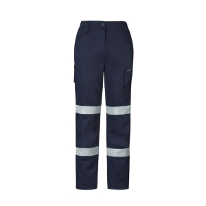 Syzmik Womens Essential Stretch Taped Cargo Pant Navy ZP733