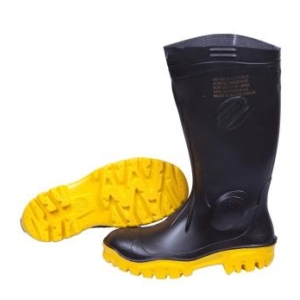 Stimela Black/Yellow Safety Gumboots