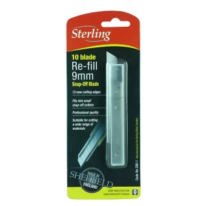 Sterling 9mm Snap-Off Blades (Packet 10)