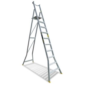 Easy Access Warthog Welded Platform Ladder 10-Step 2.82m