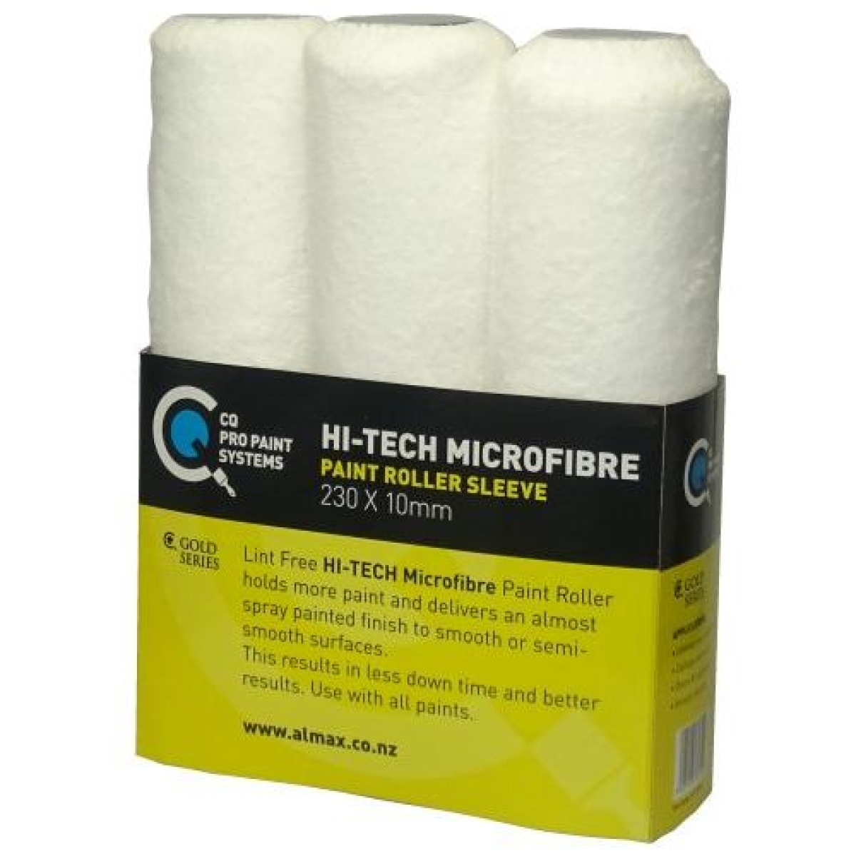 Hi-Tech Microfibre Paint Roller Sleeves 230mm x 10mm (3 Pack)
