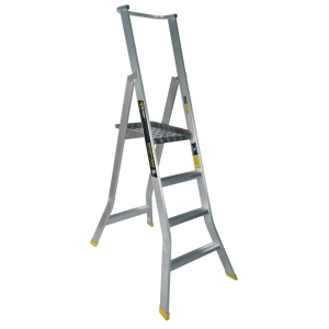 Easy Access Warthog Welded Platform Ladder 4-Step 1.13m
