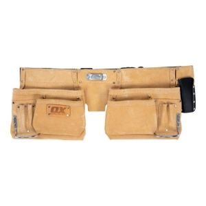 OX Trade Suede Leather 10 Pocket Tool Belt